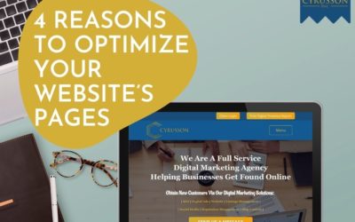 4 Reasons to Optimize Your Website’s Pages