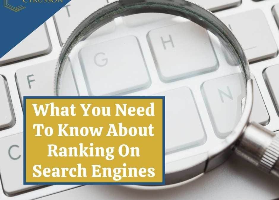 What You Need To Know About Ranking On Other Search Engines Besides Google