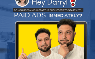 Do You Recommend New Startup Businesses To Start With Paid Ads Immediately? [Video]