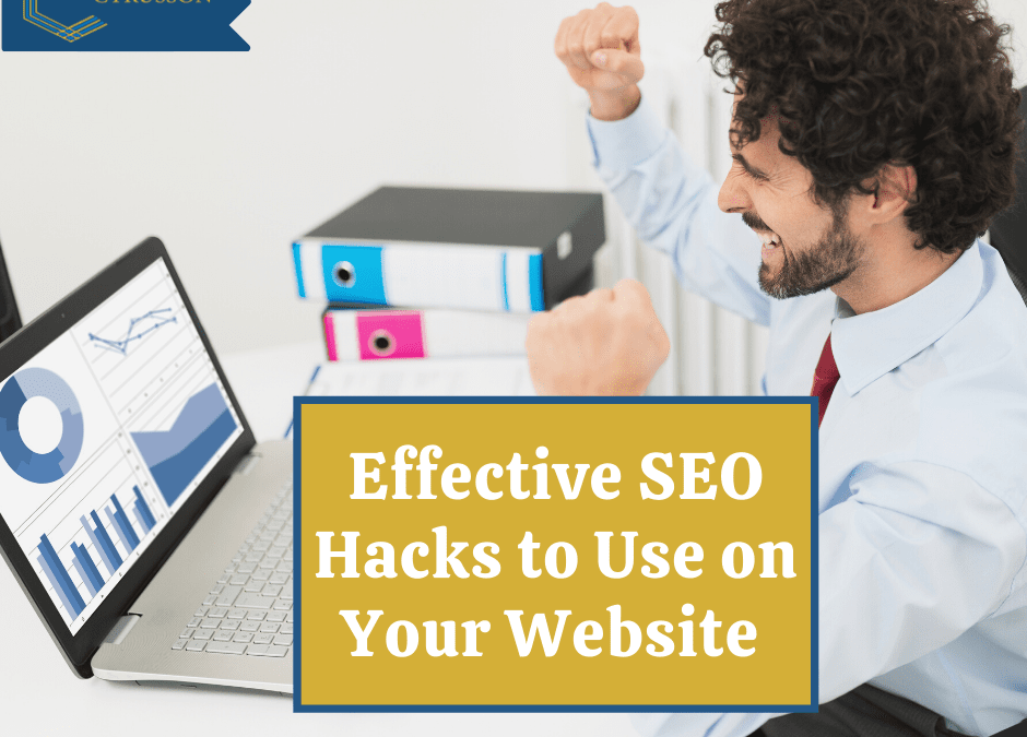 5 Effective SEO Hacks To Use On Your Website