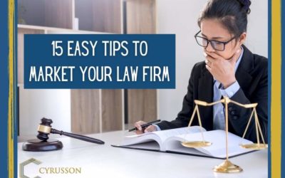 15 Easy Tips to Market Your Law Firm