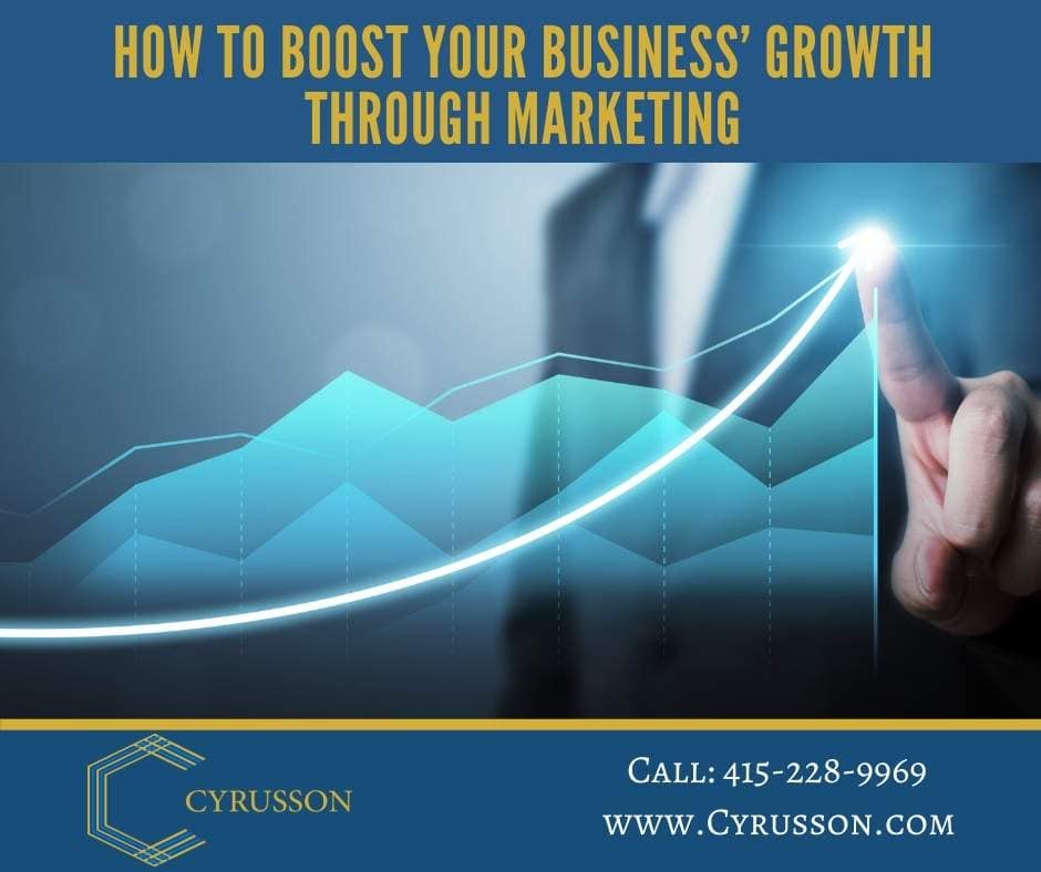 How To Boost Your Business’ Growth Through Marketing | Cyrusson