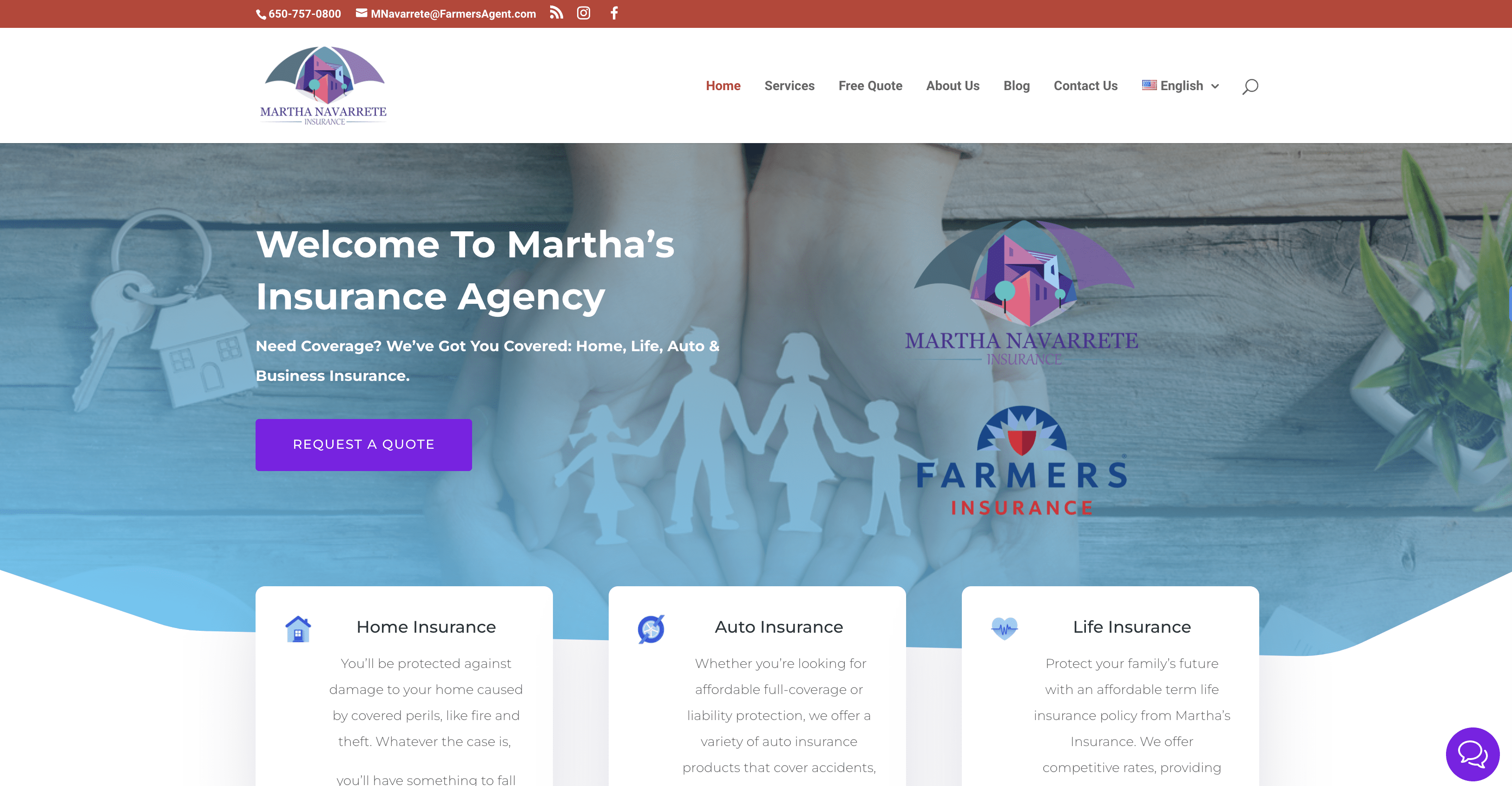 Martha's Insurance Agency | Martha Navarrete Insurance Agency | Farmers Insurance | Life Insurance | Business Insurance | Home Insurance Martha's Insurance Agency | Martha Navarrete Insurance Agency | Farmers Insurance | Life Insurance | Business Insurance | Home Insurance