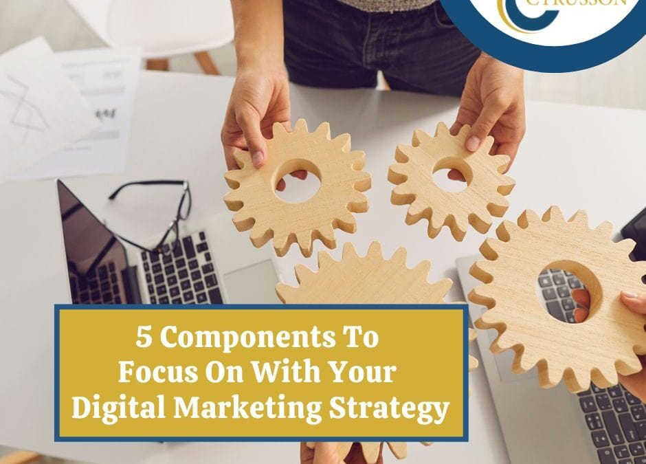 5 Components To Focus On With Your Digital Marketing Strategy