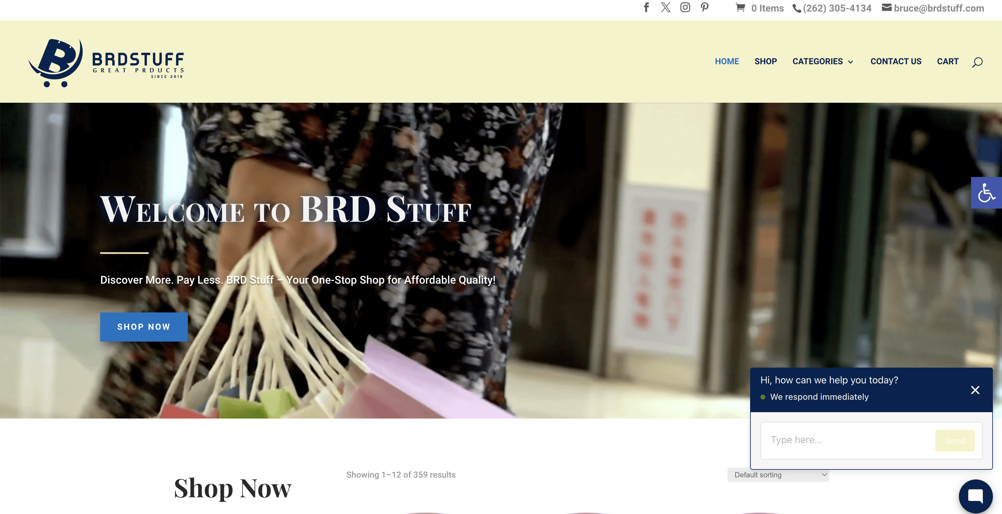 Screenshot 2024-05-07 at 11.51.43 AM BRDstuff, brdstuff.com. online variety store, estore, ecommerce webstore