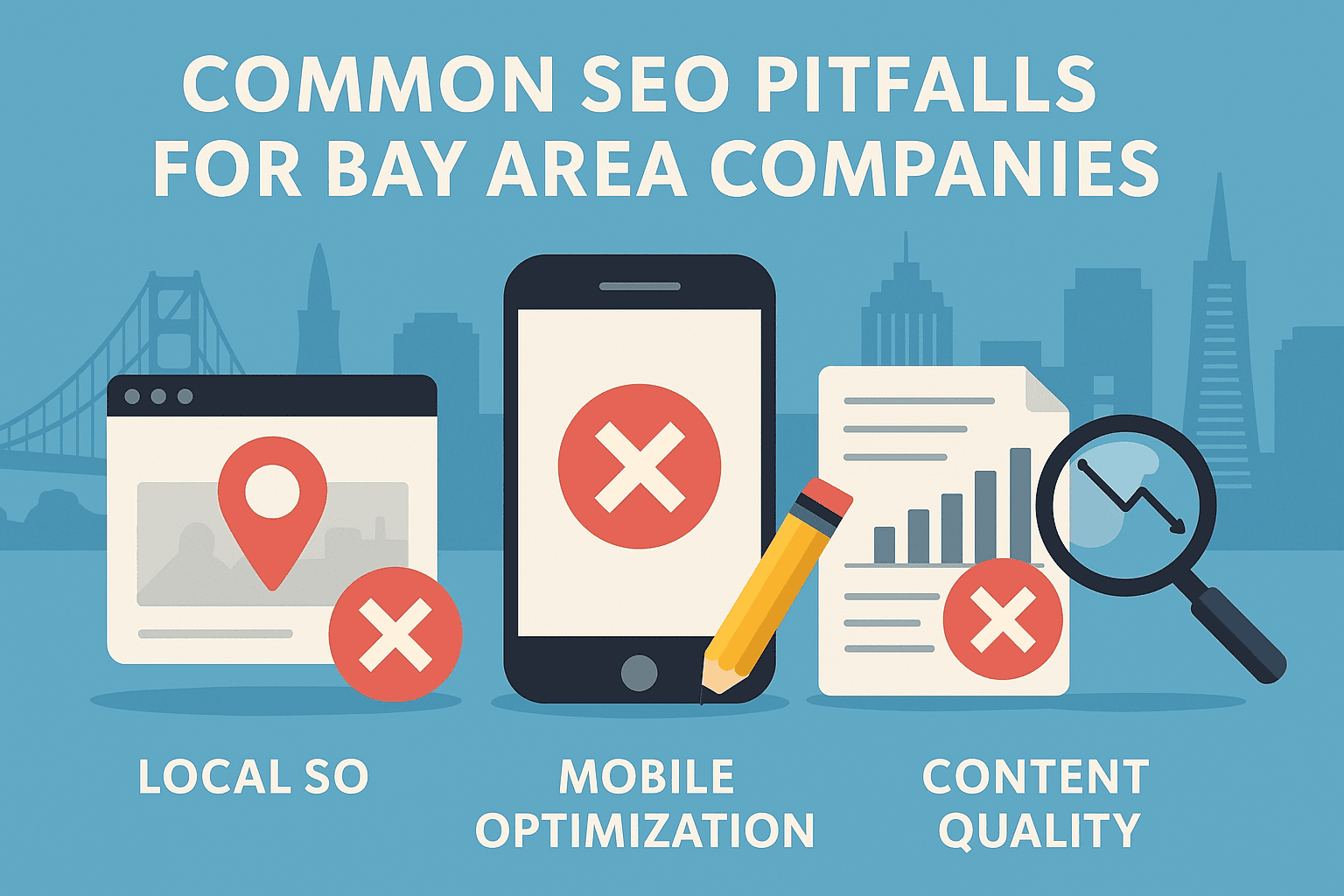 Common SEO Pitfalls for Bay Area Companies Common SEO Pitfalls for Bay Area Companies